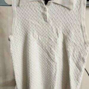 Forever 21 textured cardigan Large, white